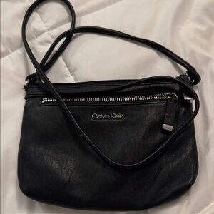 Calvin Klein Sleek Black Crossbody Bag